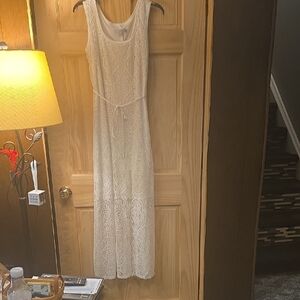 Madison Leigh Cream Lace Maxi Dress